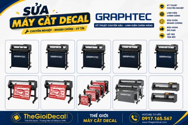Sửa máy cắt decal Graphtec CE5000, CE6000, CE7000, CE8000, FC8000, FC8600, FC9000